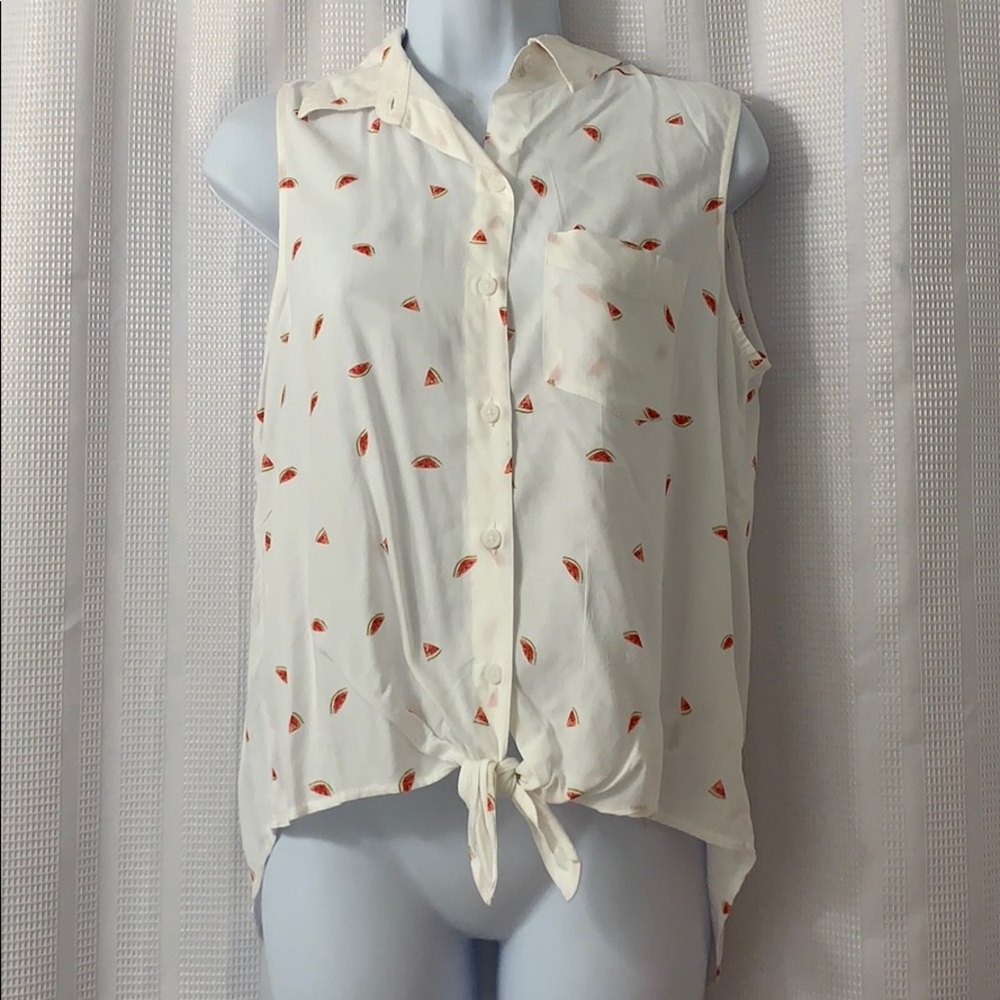 Beach lunch lounge collection watermelon blouse